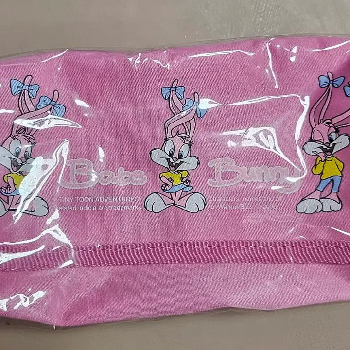 [BUNJANG] Baby Looney Tunes Bunny Pink Pouch Pencil Case / 고전 베이비 루니툰 타이니툰  벅스버니 핑크 파우치 필통