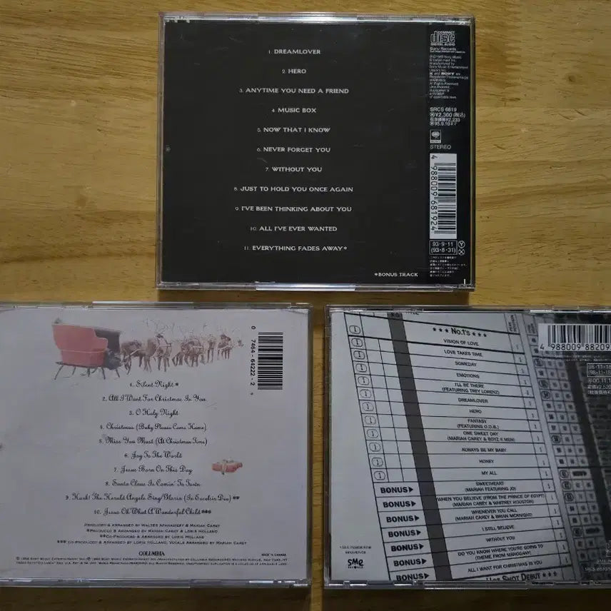 [BUNJANG] Mariah Carey Album CD Collection / CD 음반 Mariah Carey 머라이어 캐리 앨범 3장