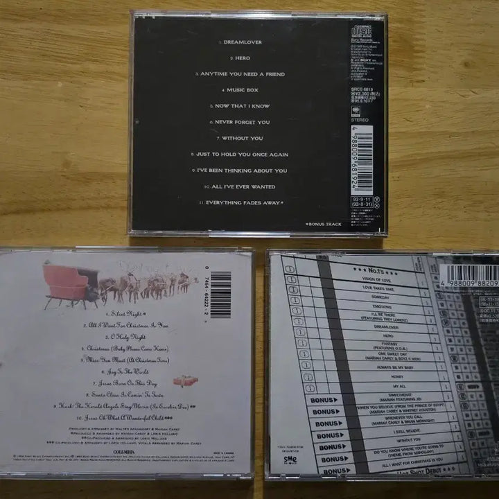 [BUNJANG] Mariah Carey Album CD Collection / CD 음반 Mariah Carey 머라이어 캐리 앨범 3장