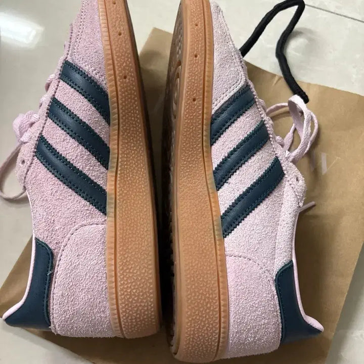 [BUNJANG] Adidas Handball Spezial Pink Suede Sneakers / 아디다스 스페지알 핑크 스웨이드 운동화(235)