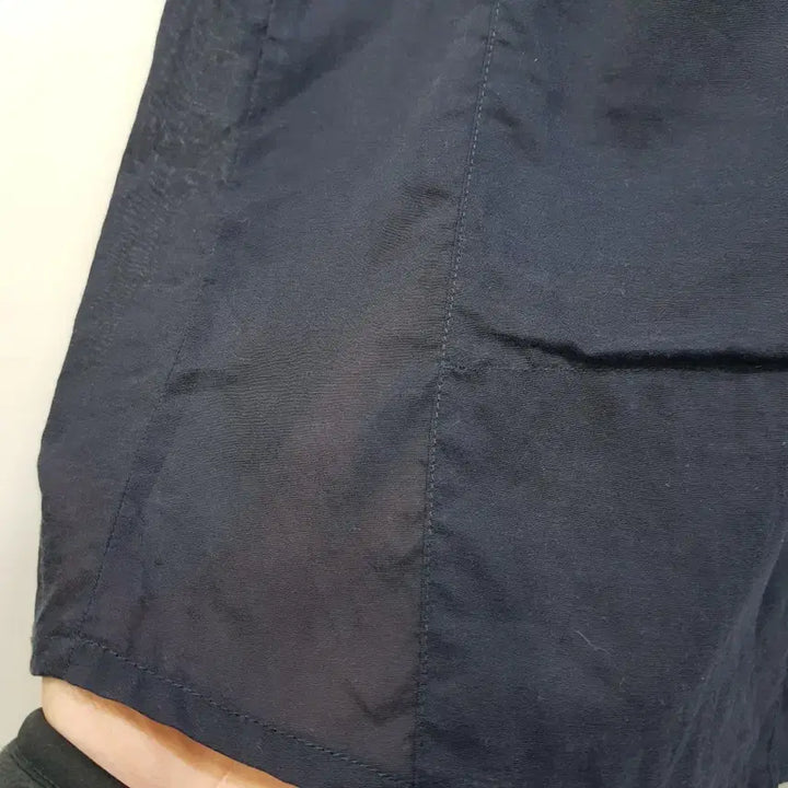 [SOLD OUT] 빈티지 브이넥 포켓 오버핏 시스루 긴팔 블라우스 여M Q41