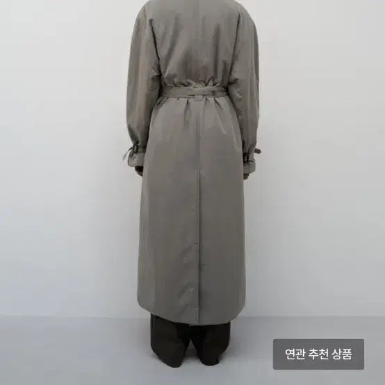 [BUNJANG] LFM Padded Double Trench Coat / Lfm Padded Double Trench Coat (Sage)