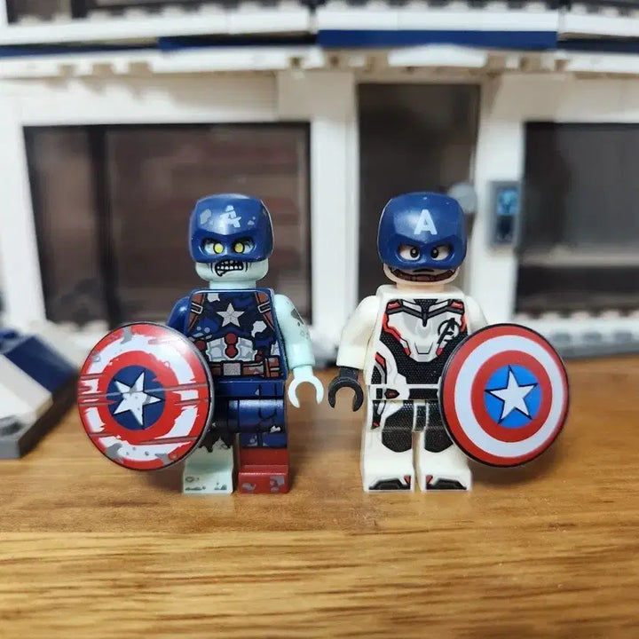 [BUNJANG] Lego Captain America Zombie &amp; Quantum Suit Bundle Set / 레고 캡틴아메리카 미니피규어 2종 일괄