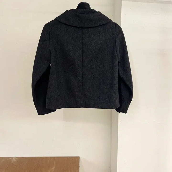 [BUNJANG] Marni Charcoal Wool Blend Oversized Collar Jacket / 마르니 차콜 울 블랜드 오버사이즈 칼라 자켓