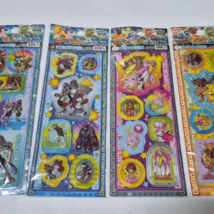 [BUNJANG] Digimon 3D Sticker (Select One of Six) / 고전 디지몬 입체 스티커(6종중 택1)