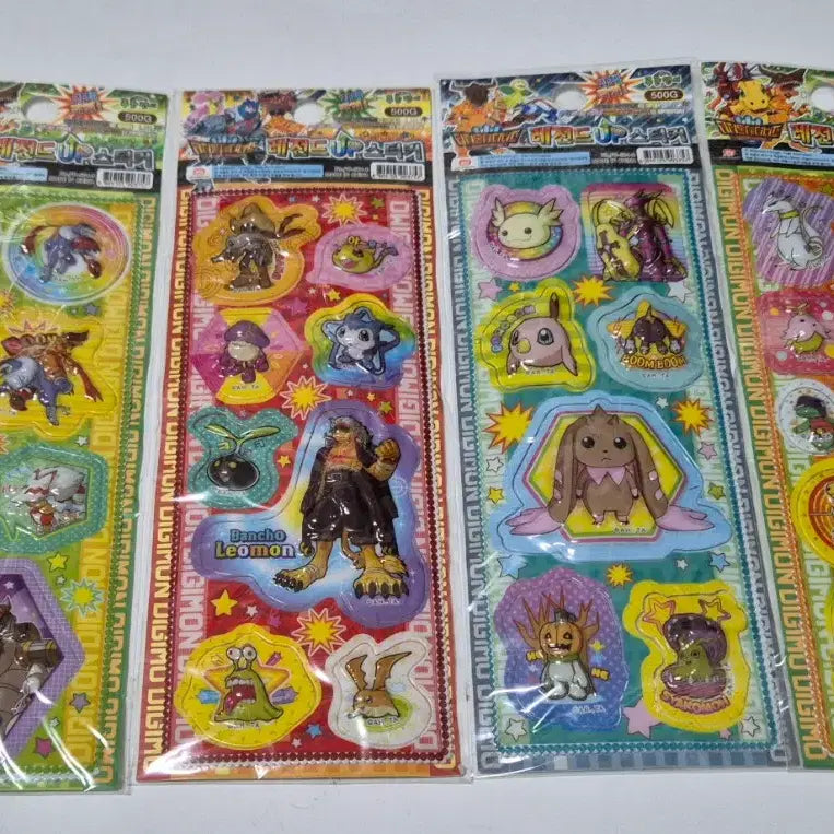 [BUNJANG] Digimon 3D Sticker (Select One of Six) / 고전 디지몬 입체 스티커(6종중 택1)