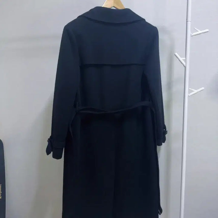 [BUNJANG] Ilda Navy Handmade Long Coat / Ilda 네이비 핸드메이드 롱 코트 66