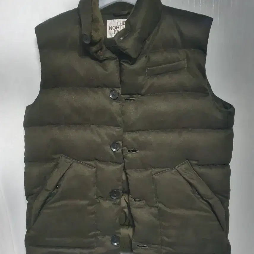 [BUNJANG] The North Face Padded Vest Khaki 105 / 노스페이스 패딩 조끼 카키색105