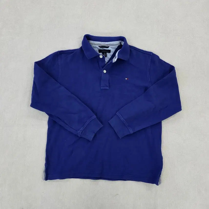 [BUNJANG] Tommy Hilfiger Long Sleeve Polo Shirt / [M] 타미힐피거 카라티 긴팔티 0210J