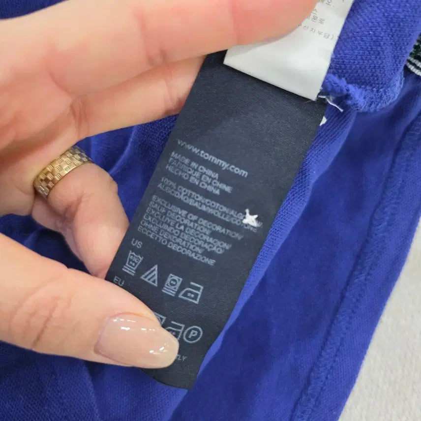 [BUNJANG] Tommy Hilfiger Long Sleeve Polo Shirt / [M] 타미힐피거 카라티 긴팔티 0210J