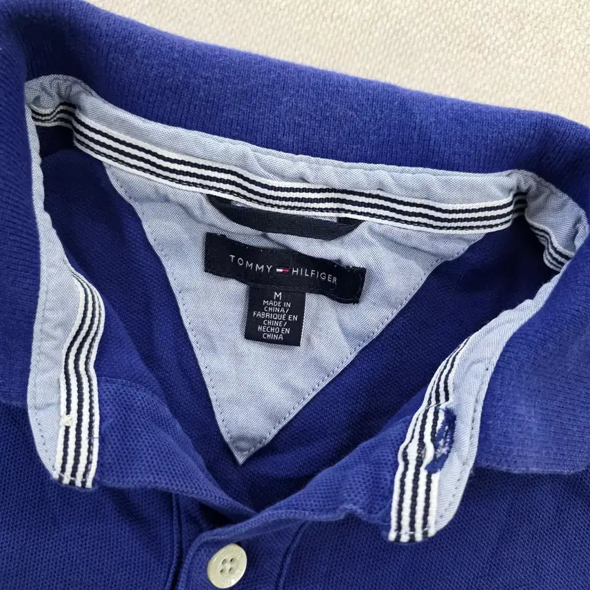 [BUNJANG] Tommy Hilfiger Long Sleeve Polo Shirt / [M] 타미힐피거 카라티 긴팔티 0210J