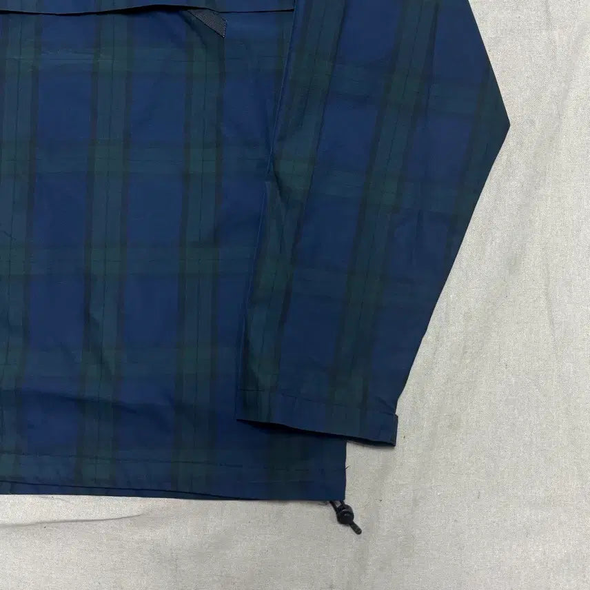 [BUNJANG] Stussy Tartan Check Anorak Windbreaker Jacket / 스투시 타탄 체크 아노락 바람막이 L