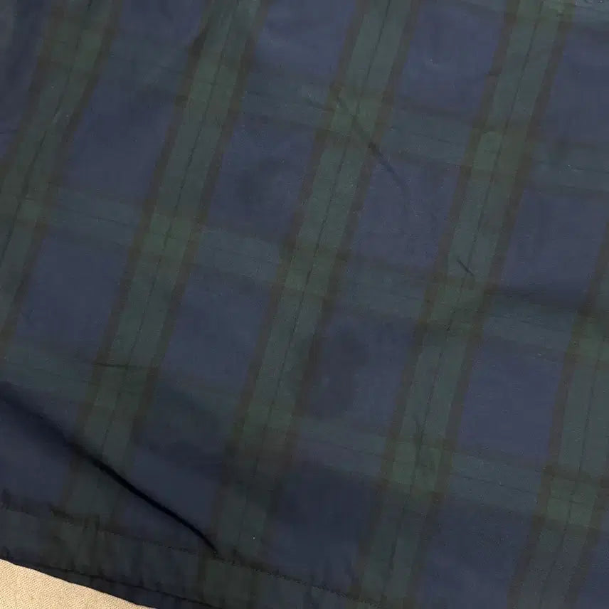 [BUNJANG] Stussy Tartan Check Anorak Windbreaker Jacket / 스투시 타탄 체크 아노락 바람막이 L