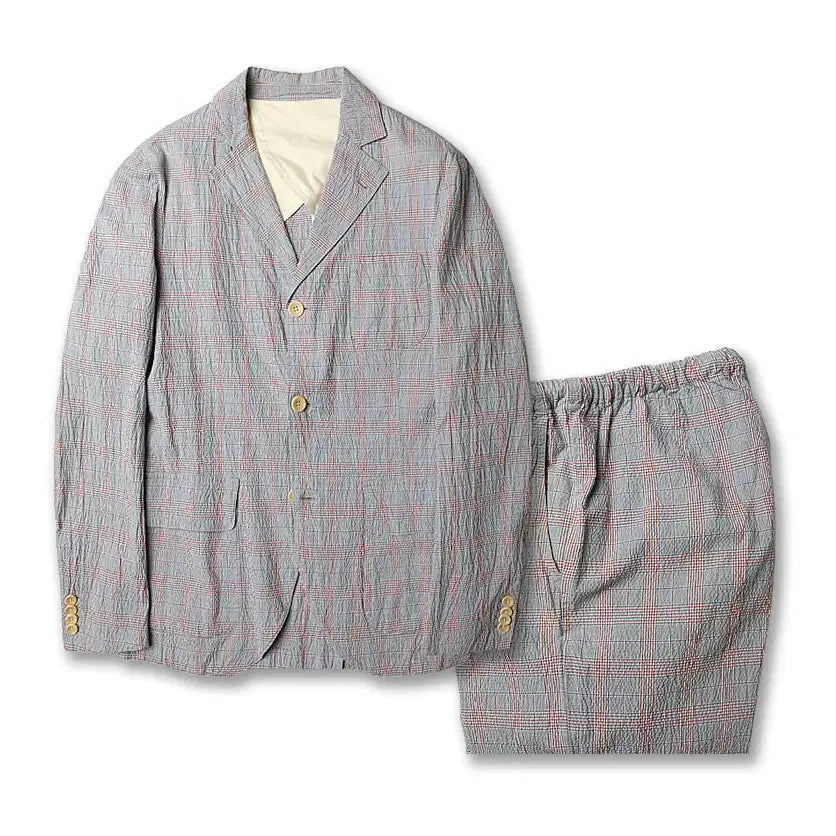 [BUNJANG] East Harbour Surplus Seersucker Check Suit Set / 이스트 하버 서플러스 [East Harbour Surplus] 수트 셋업