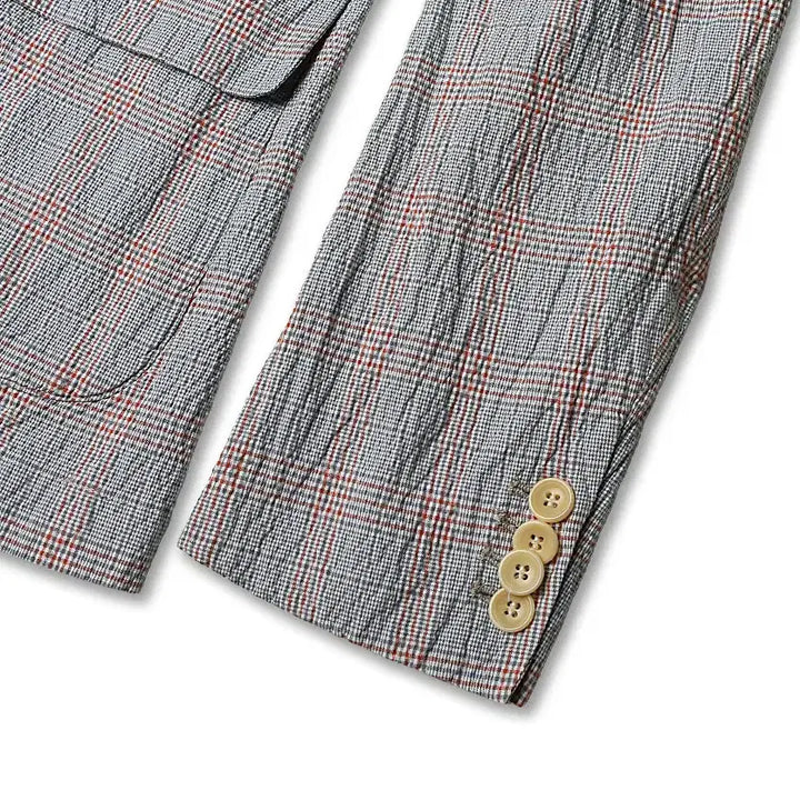 [BUNJANG] East Harbour Surplus Seersucker Check Suit Set / 이스트 하버 서플러스 [East Harbour Surplus] 수트 셋업