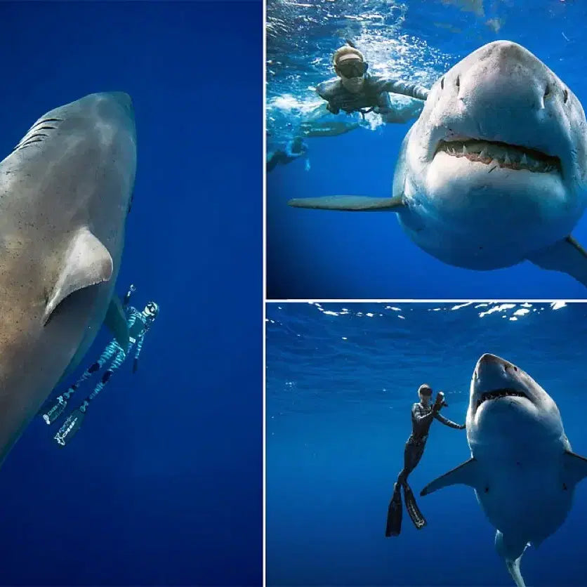 [BUNJANG] JA Studio Deep Blue Great White Shark Figurine / 딥블루 백상아리 피규어 / ja스튜디오 35비율 레진 상어 피규어