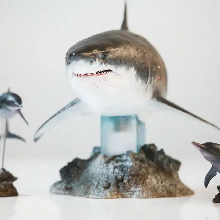 [BUNJANG] JA Studio Deep Blue Great White Shark Figurine / 딥블루 백상아리 피규어 / ja스튜디오 35비율 레진 상어 피규어