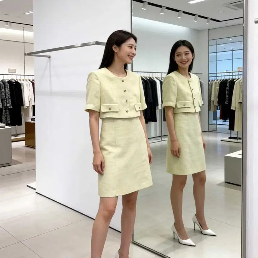 [BUNJANG] It Misha One-Piece Dress / 잇  미 샤 원피스