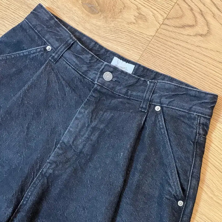 [BUNJANG] Youth Structured Wide Denim Pants / 유스(youth) - structured wide denim pants