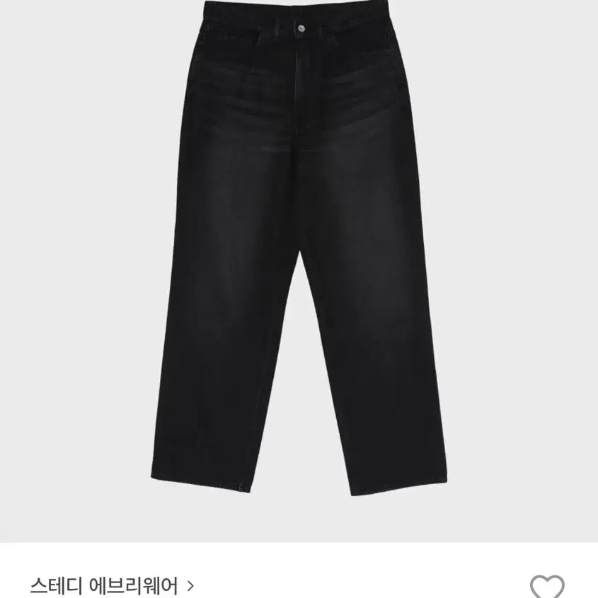 [BUNJANG] Steady Everywhere Relaxed Denim Pants Black / [3]스테디 에브리웨어 릴렉스드 데님 팬츠 블랙 3