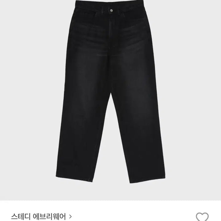 [BUNJANG] Steady Everywhere Relaxed Denim Pants Black / [3]스테디 에브리웨어 릴렉스드 데님 팬츠 블랙 3