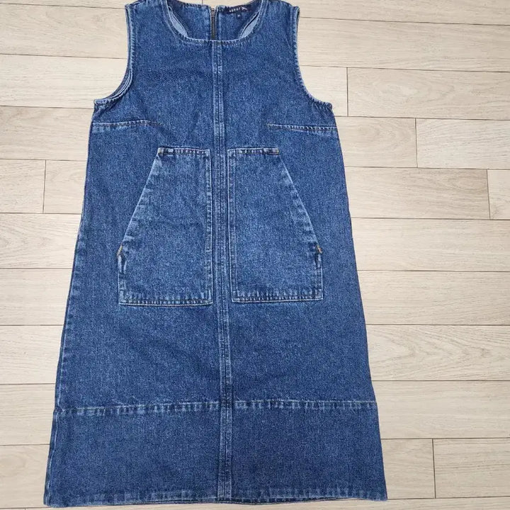 [BUNJANG] Sheher Denim Bustier Dress / 쉐르  데님  원피스