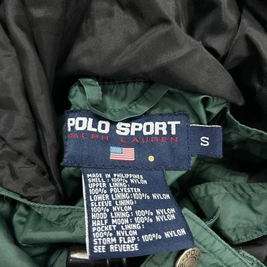 [BUNJANG] Polo Sport 90s Nylon Field Jacket / 폴로스포츠 90s 나일론 야상 자켓(S)