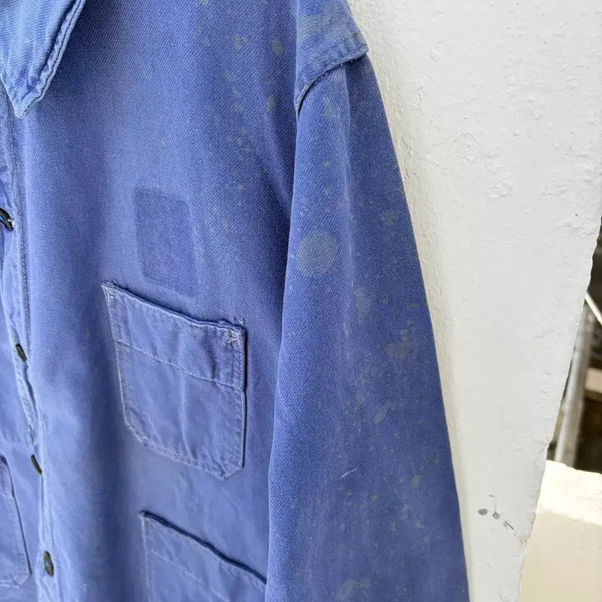 [BUNJANG] Vintage French Work Jacket / 60s distressed french work jacket
