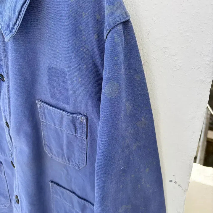 [BUNJANG] Vintage French Work Jacket / 60s distressed french work jacket