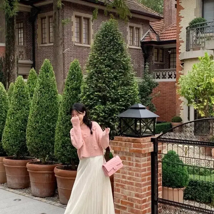 [BUNJANG] Vicinie Dot Shawl Original Long Skirt / 바이씨니 도트샤 오리지널