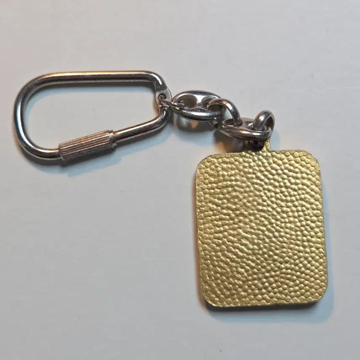 [BUNJANG] 1970s Italian Madonna Keyring / 70년대 금속 이탈리아 성모마리아 열쇠고리 성물 성모상