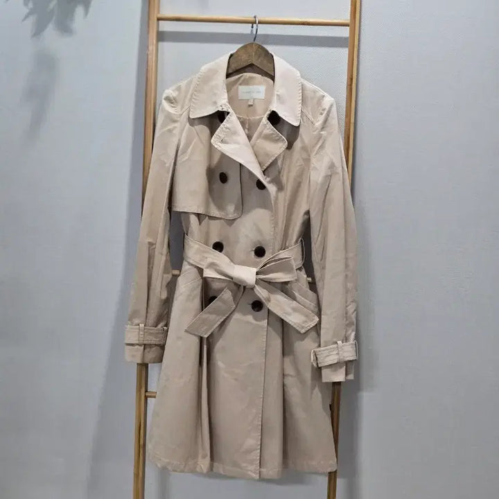 [BUNJANG] Plastic Island Beige Trench Coat / 플라스틱아일랜드 베이지 트렌치코트