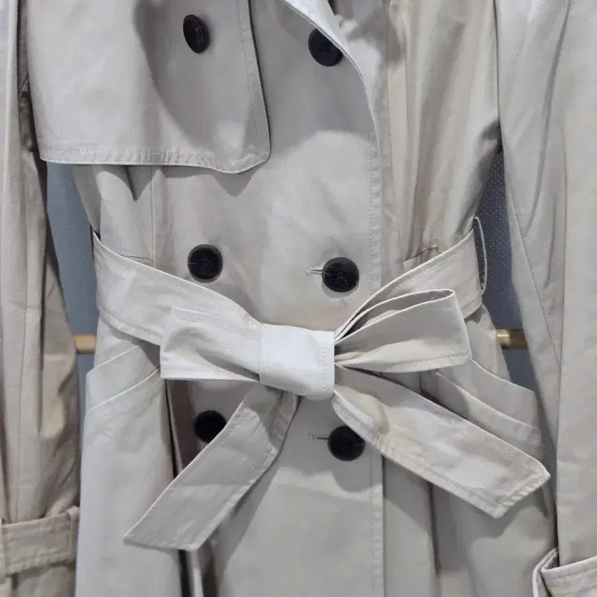 [BUNJANG] Plastic Island Beige Trench Coat / 플라스틱아일랜드 베이지 트렌치코트