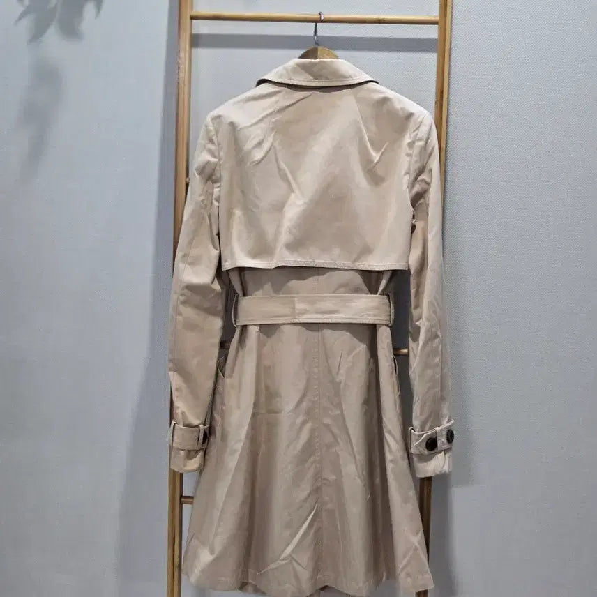[BUNJANG] Plastic Island Beige Trench Coat / 플라스틱아일랜드 베이지 트렌치코트