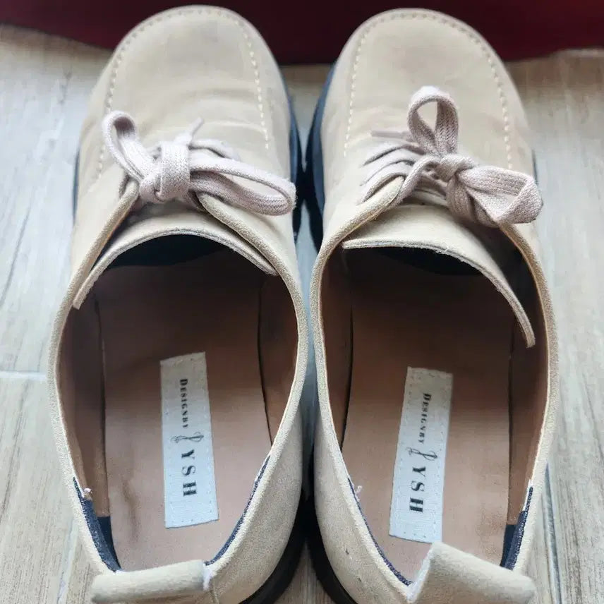 [BUNJANG] YSH Colson Square Toe Suede Derby Shoes / YSH 콜슨 스퀘어토 스웨이드 더비슈즈 베이지 43 (280)