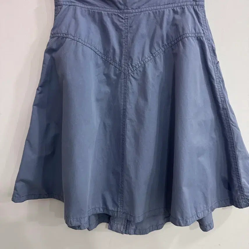 [BUNJANG] Miu Miu Blue Flare Mini Skirt / 미우미우 블루 플레어 스커트