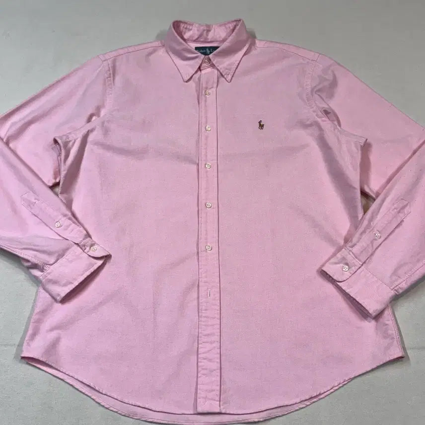 [BUNJANG] Polo Ralph Lauren Classic Pink Oxford Shirt / XL) 폴로 랄프로렌 클래식 핑크 옥스포드 셔츠 커스텀핏