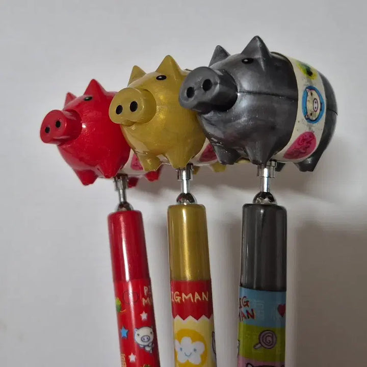 [SOLD OUT] 고전 행운의 돼지 꺽어 돌려 샤프(택1)