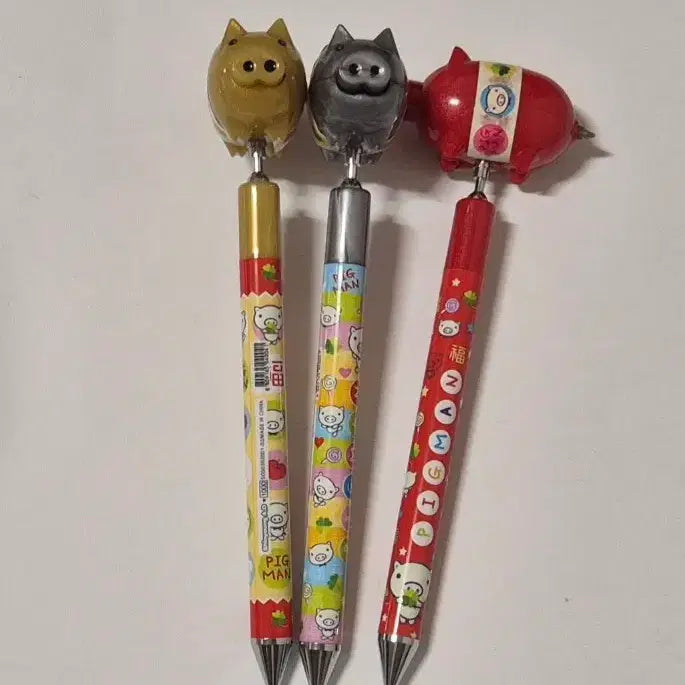 [SOLD OUT] 고전 행운의 돼지 꺽어 돌려 샤프(택1)