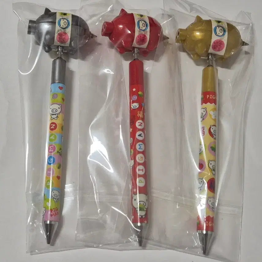 [SOLD OUT] 고전 행운의 돼지 꺽어 돌려 샤프(택1)