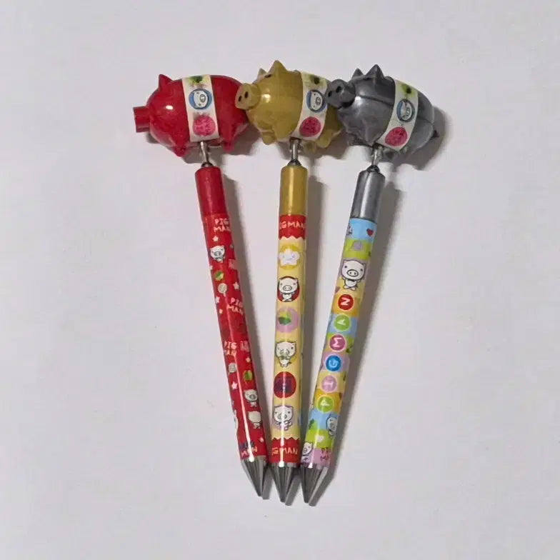 [SOLD OUT] 고전 행운의 돼지 꺽어 돌려 샤프(택1)