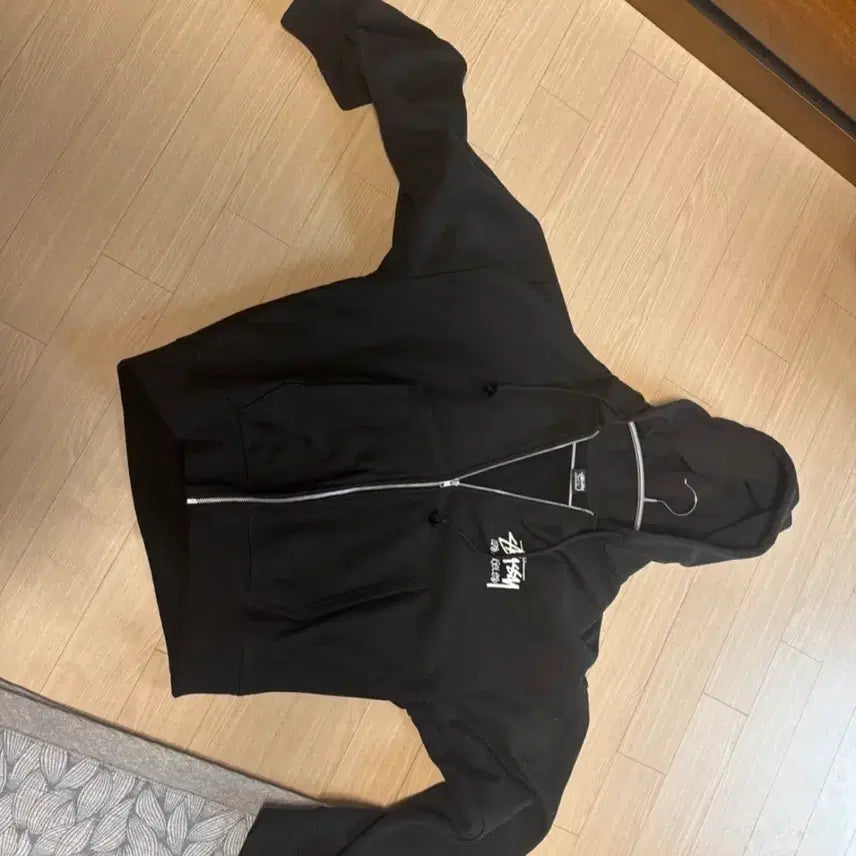 [BUNJANG] Stussy Los Angeles Hoodie L Black / 스투시 로스엔젤레스 후드집업 L 블랙