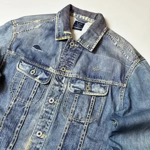 [BUNJANG] Lee 101+ Patched Denim Trucker Jacket / Lee 리 101+ 패치드 트러커 데님 자켓 PN8546