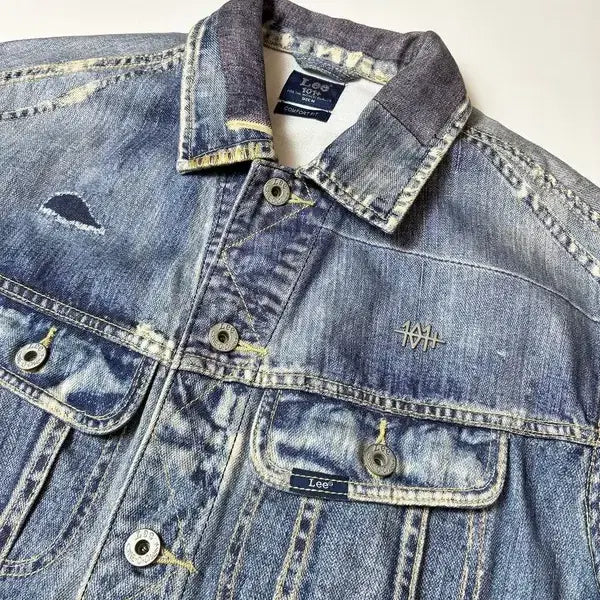 [BUNJANG] Lee 101+ Patched Denim Trucker Jacket / Lee 리 101+ 패치드 트러커 데님 자켓 PN8546