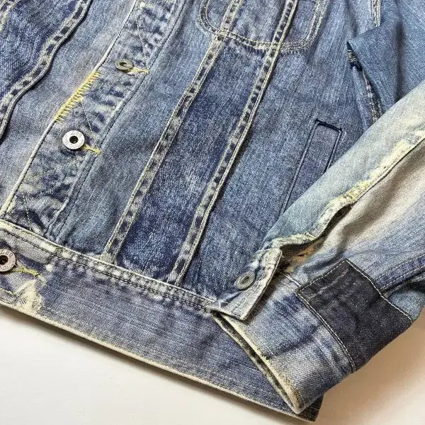 [BUNJANG] Lee 101+ Patched Denim Trucker Jacket / Lee 리 101+ 패치드 트러커 데님 자켓 PN8546