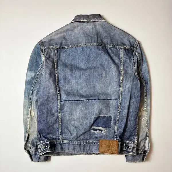 [BUNJANG] Lee 101+ Patched Denim Trucker Jacket / Lee 리 101+ 패치드 트러커 데님 자켓 PN8546