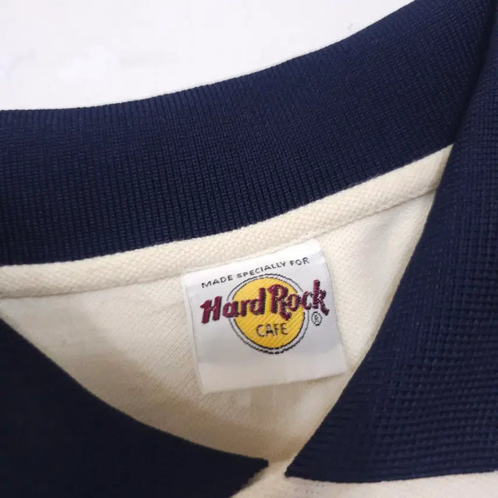 [BUNJANG] Hard Rock Cafe Singapore Ringer T-Shirt / 하드락카페 싱가포르 링거 카라반팔티