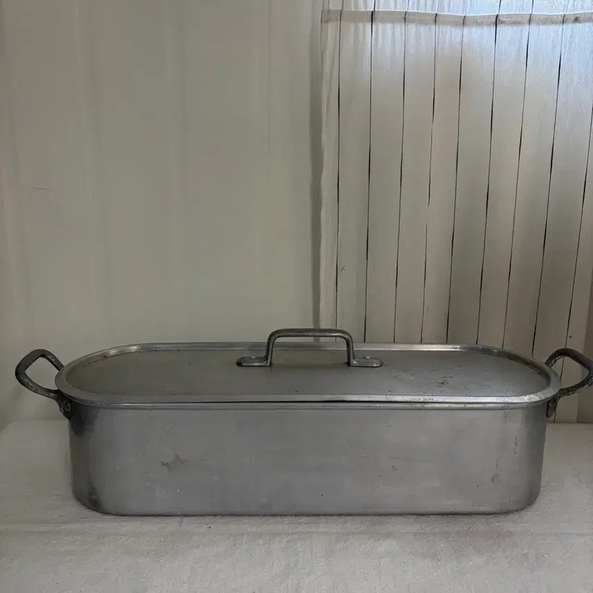 [BUNJANG] Vintage Aluminum Fish Box / 빈티지 알루미늄 피쉬팟