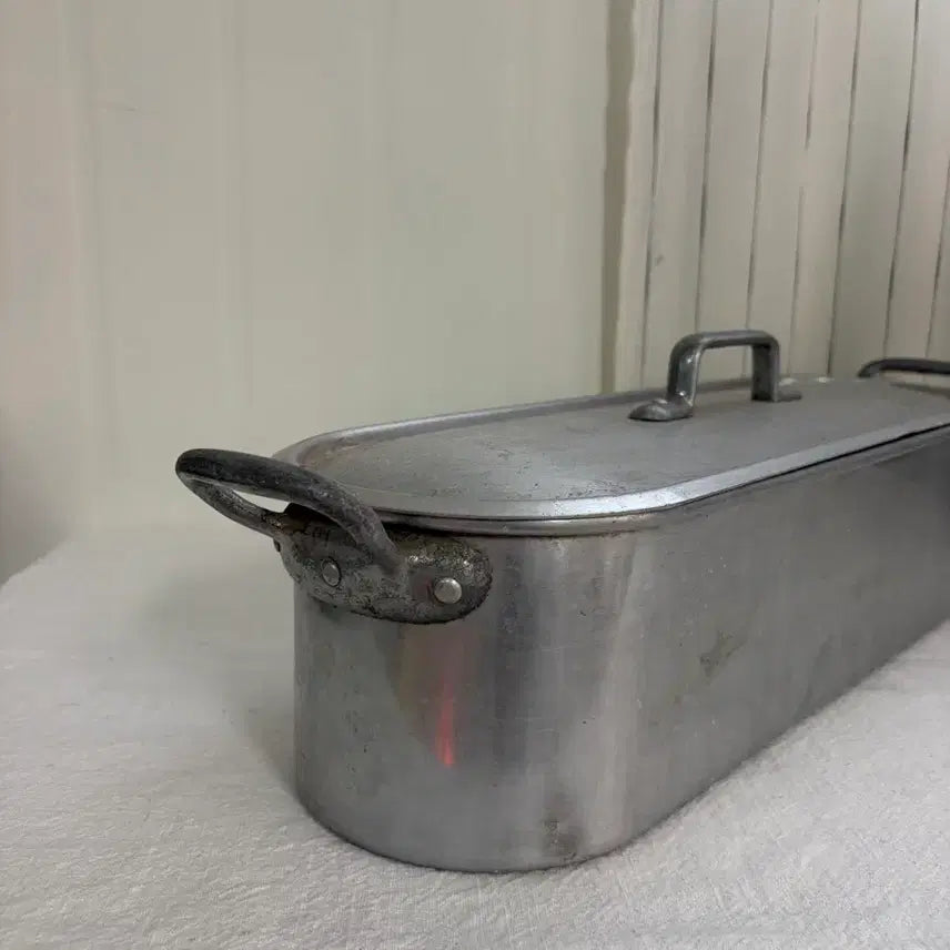 [BUNJANG] Vintage Aluminum Fish Box / 빈티지 알루미늄 피쉬팟
