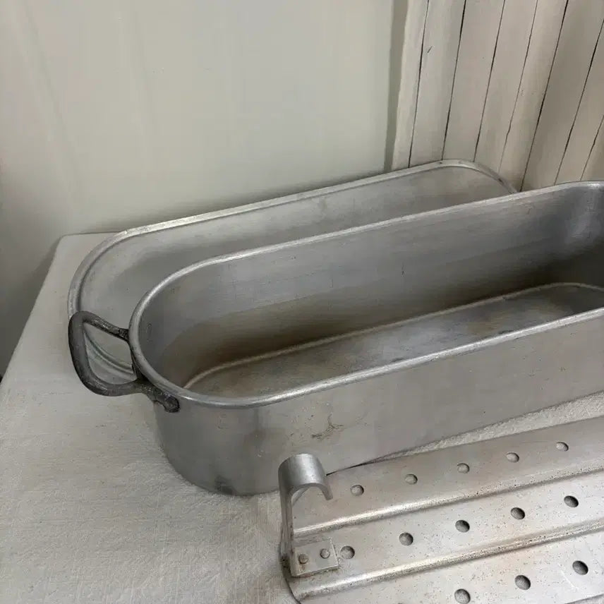 [BUNJANG] Vintage Aluminum Fish Box / 빈티지 알루미늄 피쉬팟